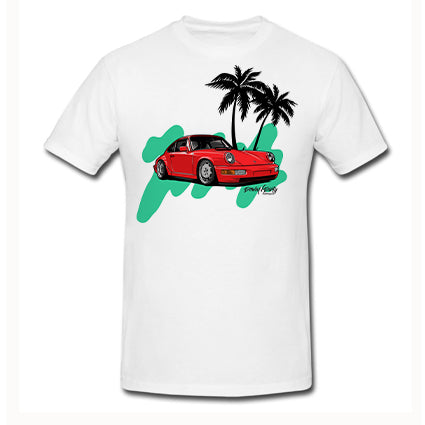 Porsche 911 Palm T Shirt image 0