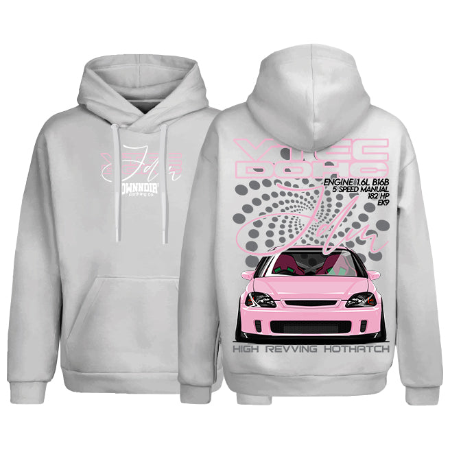 Pink EK Civic Hoodie image 0