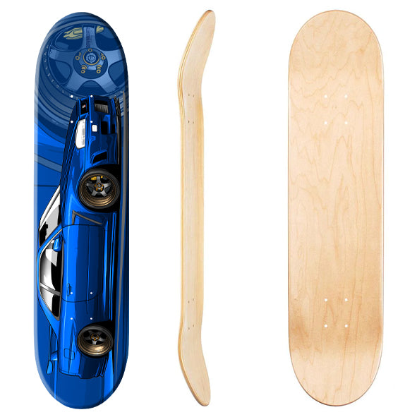 Nissan R34 GTR Skateboard Wallart image 0