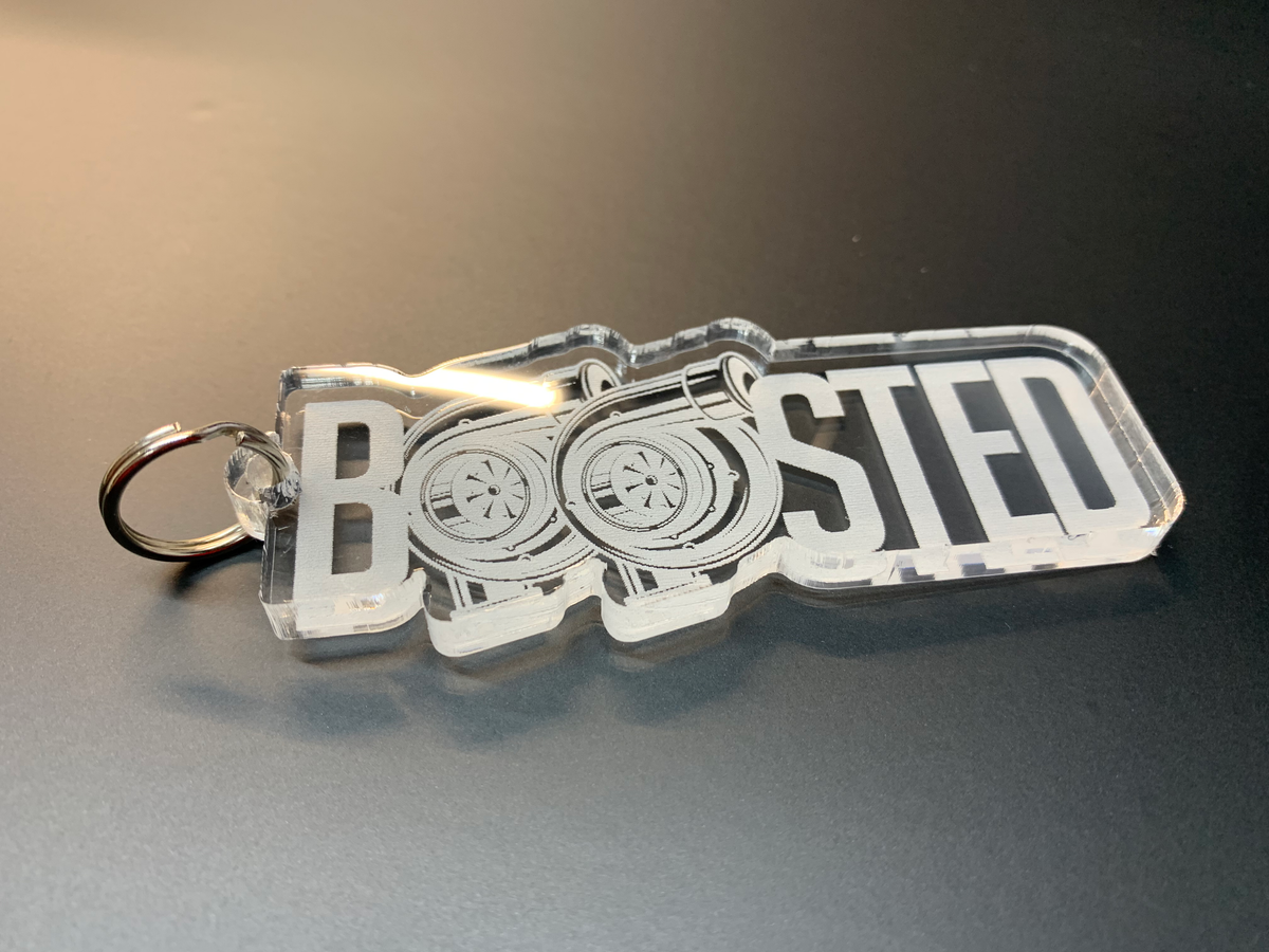 Boosted Turbo Keyring image 0