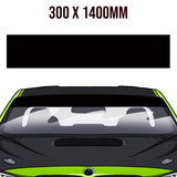 Gloss Black Windowband / Sunstrip