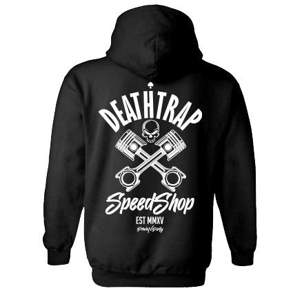 Deathtrap Speedshop Cross Piston Hoodie image 2
