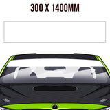 Gloss White Windowband / Sunstrip