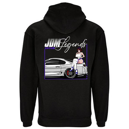 JDM Legends Supra MK4 Anime Hoodie image 0