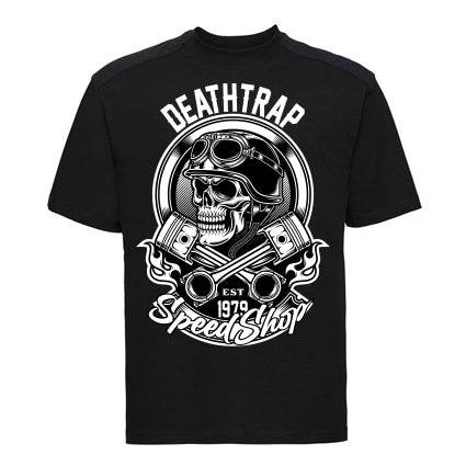DeathTrap SpeedShop Biker T Shirt image 0