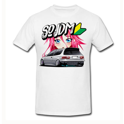 So JDM Manga EG Civic T Shirt image 0