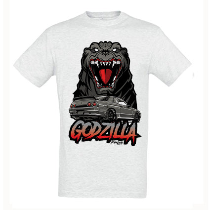 Godzilla R32 GTR T Shirt image 0