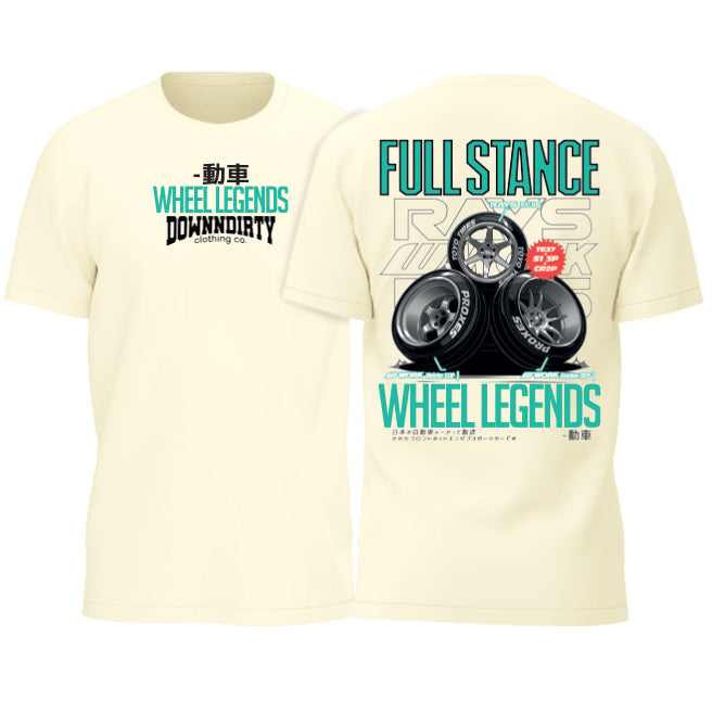 Full Stance Wheel Legends T Shirt image 0