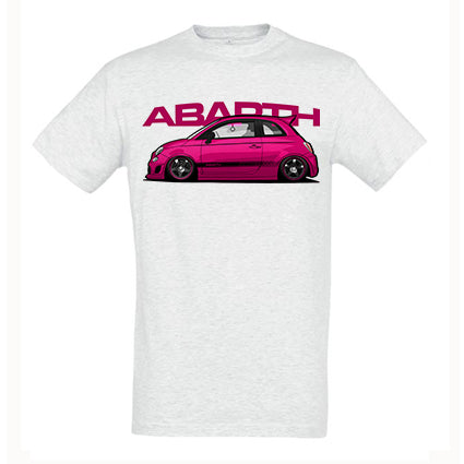 Abarth 500 Pink T Shirt image 0