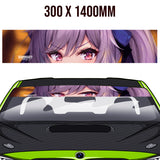 Violet Anime Eyes Windowband / Sunstrip