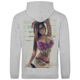 CuhBooom Tattooed Model Hoodie