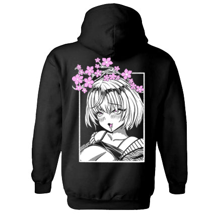 Cherry Blossom Anime Hoodie image 0