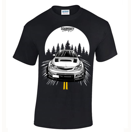 Lurks At Night Impreza T Shirt image 0