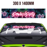 DownNDirty Neon Windowband / Sunstrip