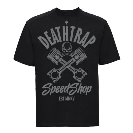 DeathTrap SpeedShop Pistons T Shirt image 0