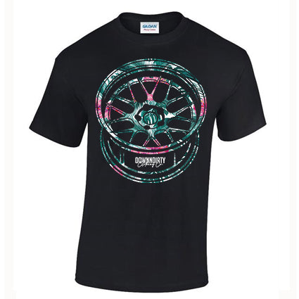 Flower Wheel Design T Shirt image 0