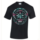 Flower Wheel Design T Shirt