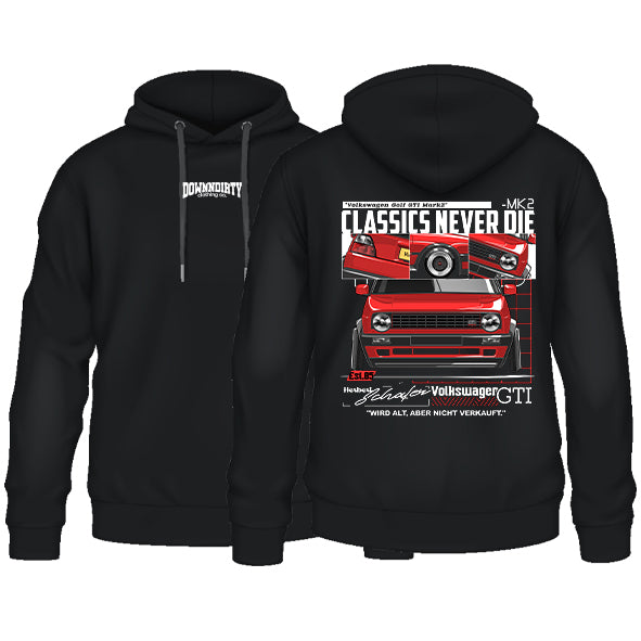 Golf MK2 Classics Never Die Hoodie image 0