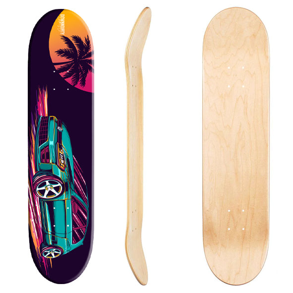 Tropical Golf  Skateboard Wallart image 0