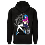 Sitting Pretty Wheel Anime Hoodie