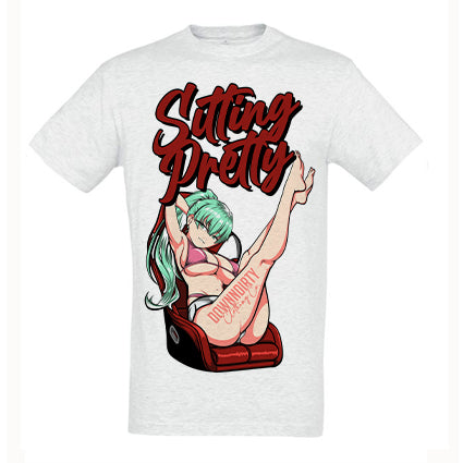 Sitting Pretty Anime Bucket Seat T Shirt image 0