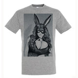 Busty Bunny Ears Model T Shirt