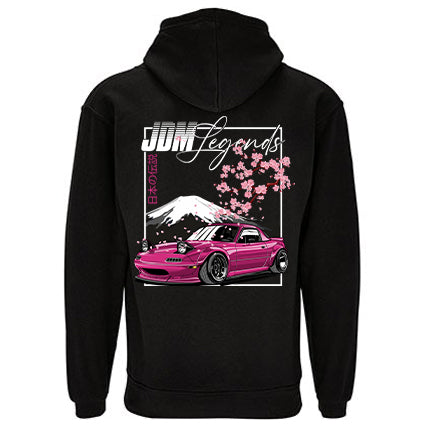 JDM Legends MX5 Fuji Hoodie image 0