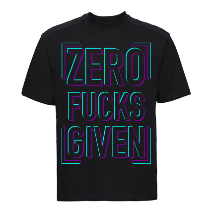 Zero Fucks Given 2 T Shirt image 1