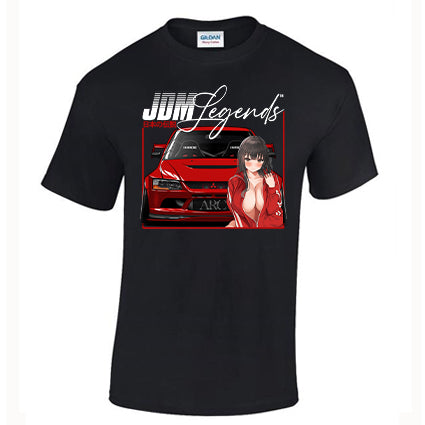 JDM Legends Evo Anime T Shirt image 0