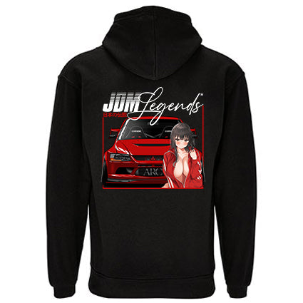 JDM Legends Evo Anime Hoodie image 0