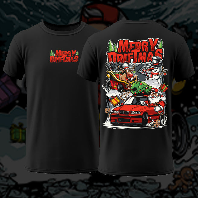 Merry Driftmas E36 T Shirt image 0