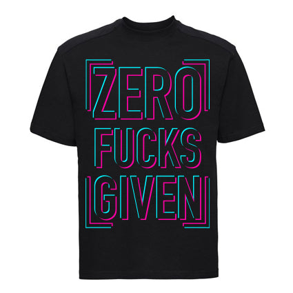 Zero Fucks Given 2 T Shirt image 0