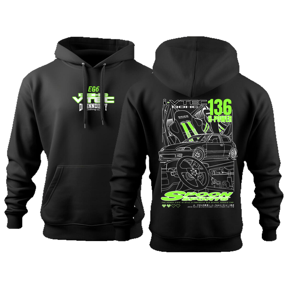EG6 Civic Spoon Hoodie image 0