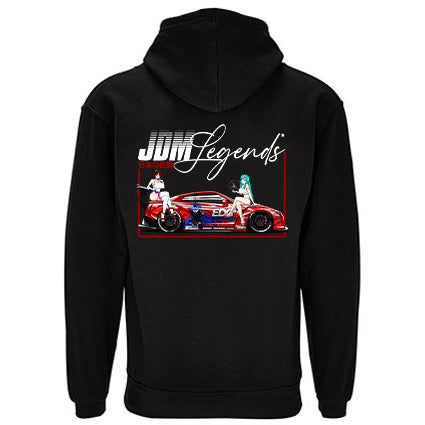 JDM Legends R35 Race Anime Hoodie image 0