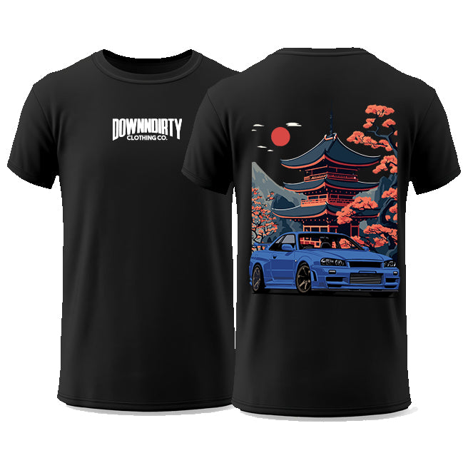 GTR Japanese Village T Shirt image 0