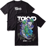 Blue Green Tokyo Koi T-Shirt