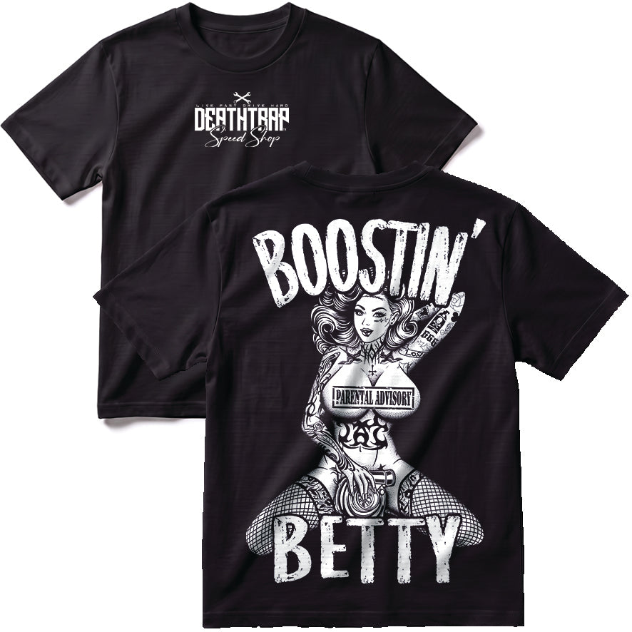Boostin Betty Parental Advisory T-Shirt