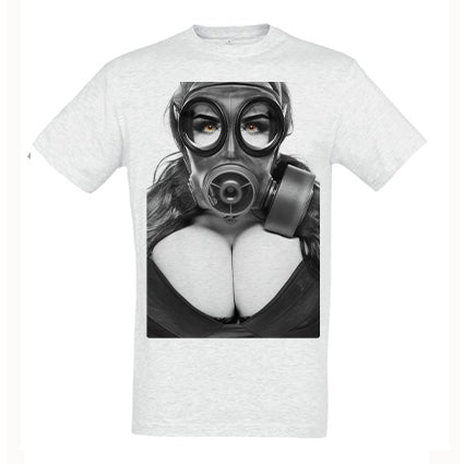 Gas Mask Model T Shirt image 0