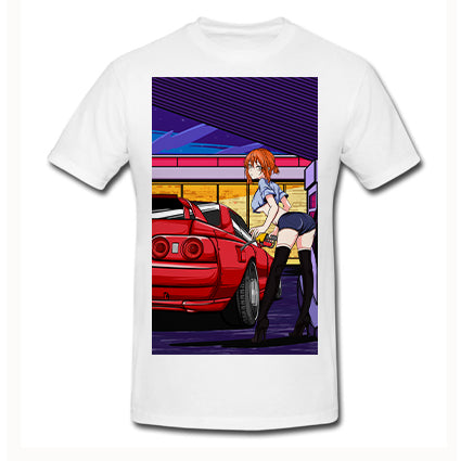 Anime R32 Gas Station T Shirt image 0