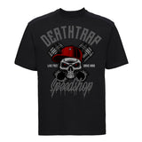 DeathTrap SpeedShop Piston Skull T Shirt