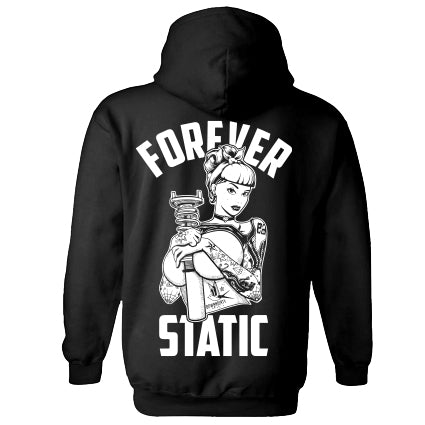 Forever Static Pin Up Hoodie image 0