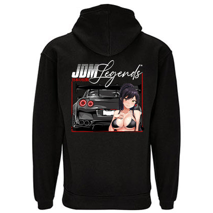 JDM Legends R35 Anime Hoodie image 0