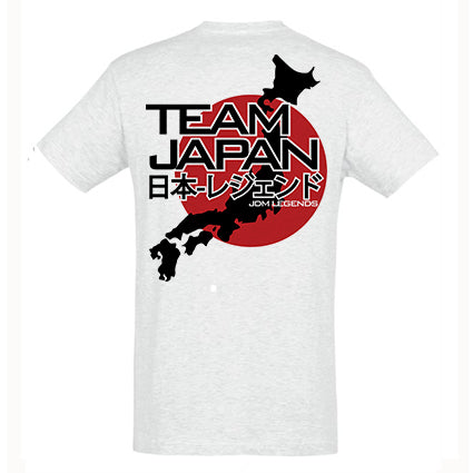 Team Japan Map T Shirt image 0
