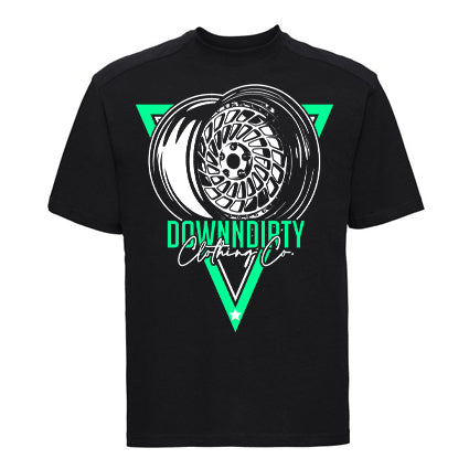 Split Rim Teal Crest T Shirt image 0
