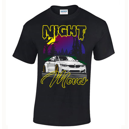 Night Moves BMW T Shirt image 0