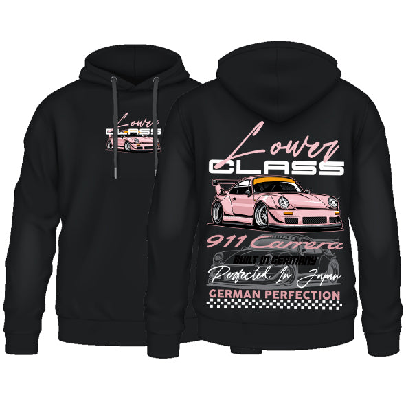 Lower Class Pink Porsche Hoodie image 0