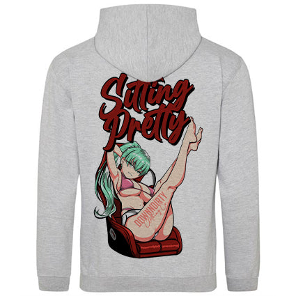 Sitting Pretty Anime Hoodie image 0