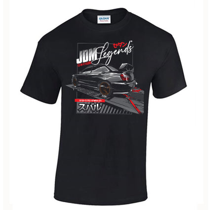 JDM Legends Impreza Rolling Road T Shirt image 0