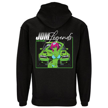 JDM Legends Evo Zombie Anime Hoodie image 0