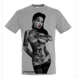 Naked Tattooed Model T Shirt